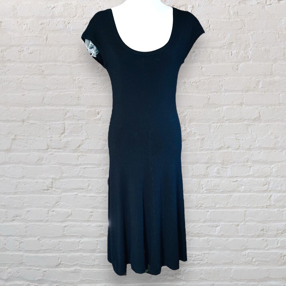 Vintage Zara Fit and Flare Sweater Dress EUC LBD